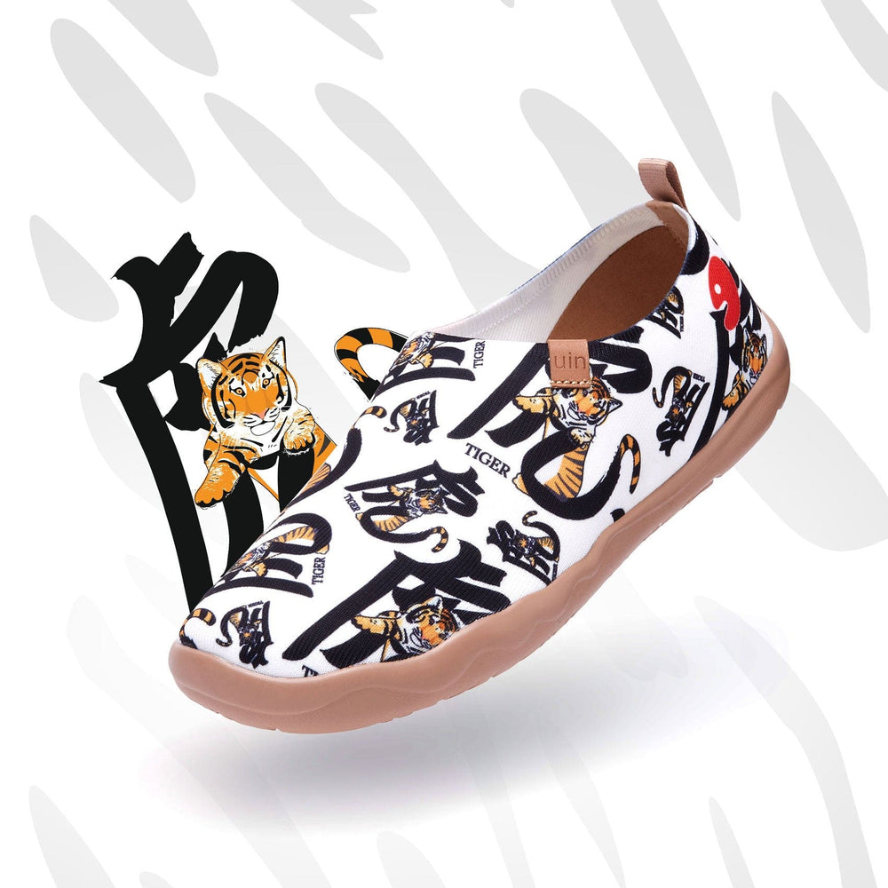 UIN Men Tiger in Calligraphy Toledo I Men Canvas loafers