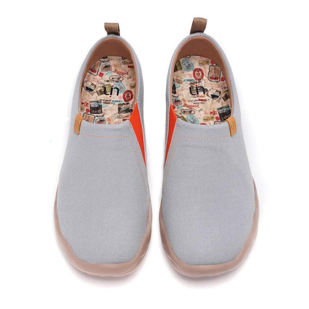 UIN Footwear Men Toledo Grey Canvas loafers