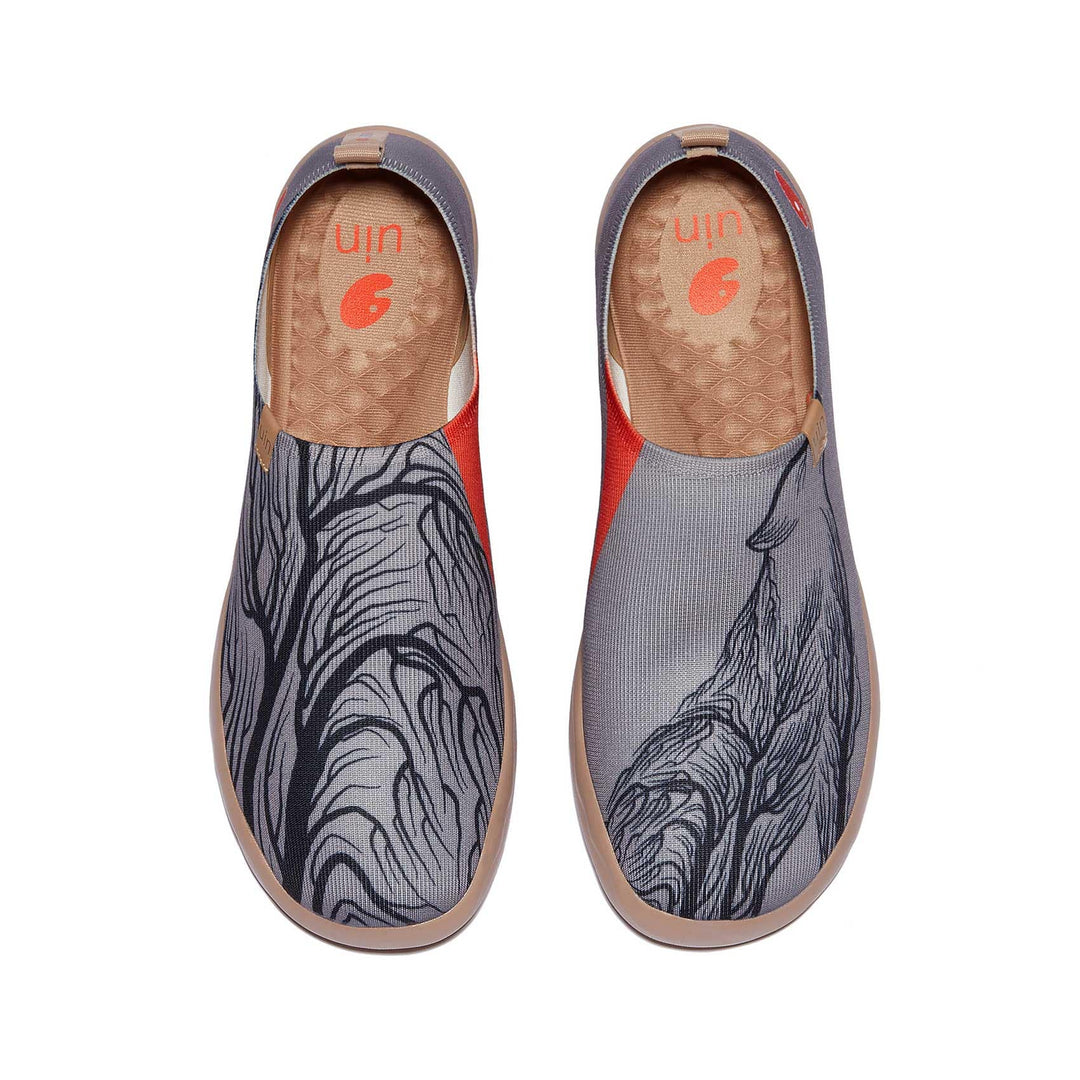 UIN Men Wolf In the Woods Toledo I Men Canvas loafers