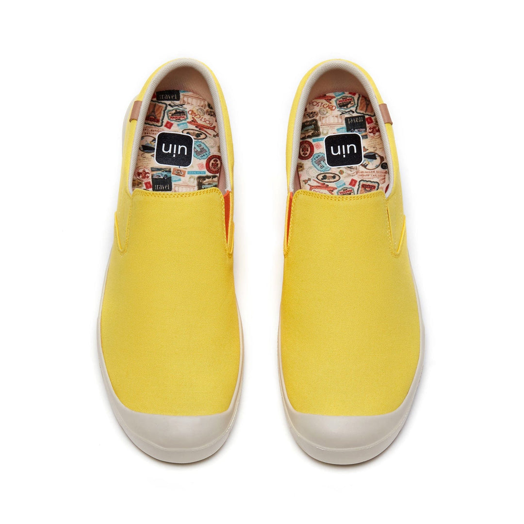 UIN Men Yellow Maize Cardiz I Men Canvas loafers