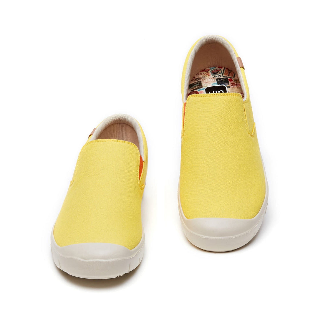 UIN Men Yellow Maize Cardiz I Men Canvas loafers