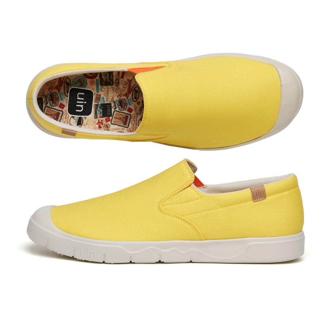 UIN Men Yellow Maize Cardiz I Men Canvas loafers