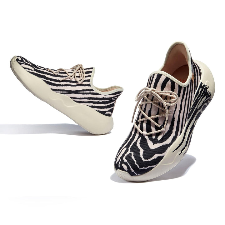 UIN Men Zebra-Stripe San Sebastian II Men Canvas loafers