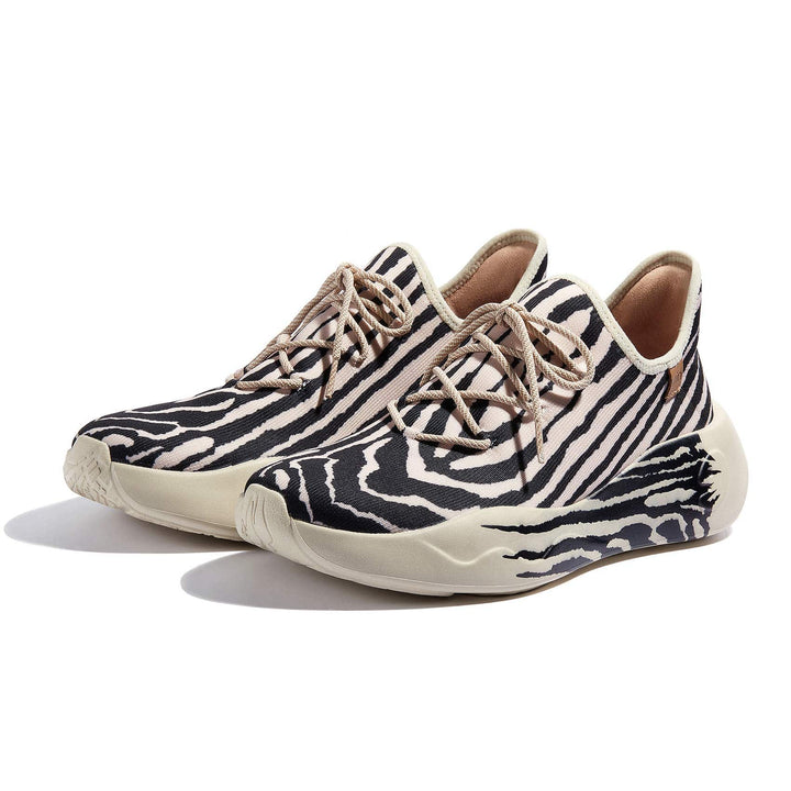 UIN Men Zebra-Stripe San Sebastian II Men Canvas loafers