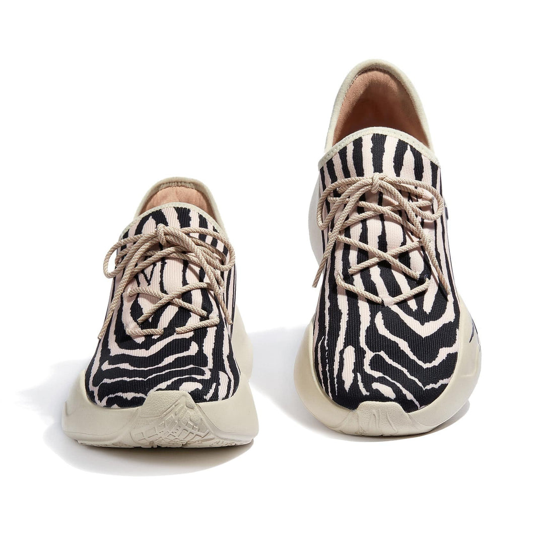 UIN Men Zebra-Stripe San Sebastian II Men Canvas loafers