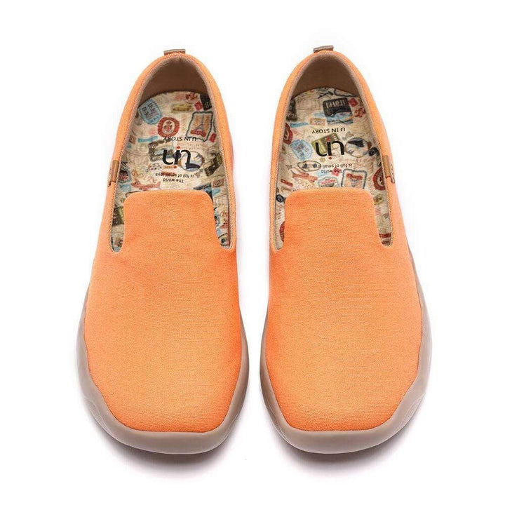 UIN Footwear Women Barcelona Canvas Orange Canvas loafers