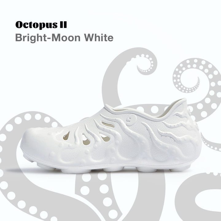 UIN Women Bright-Moon White Octopus II Women Canvas loafers