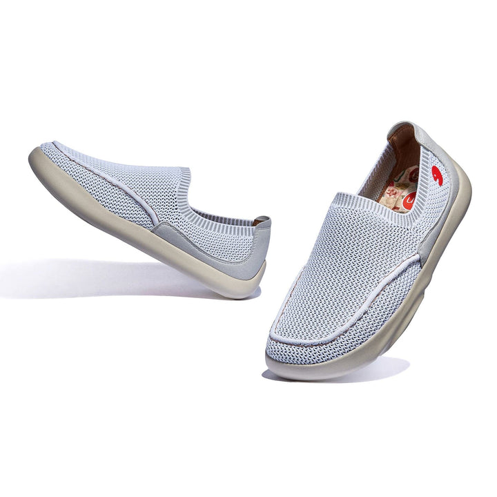 UIN Women Bright White Mojacar I Women Canvas loafers