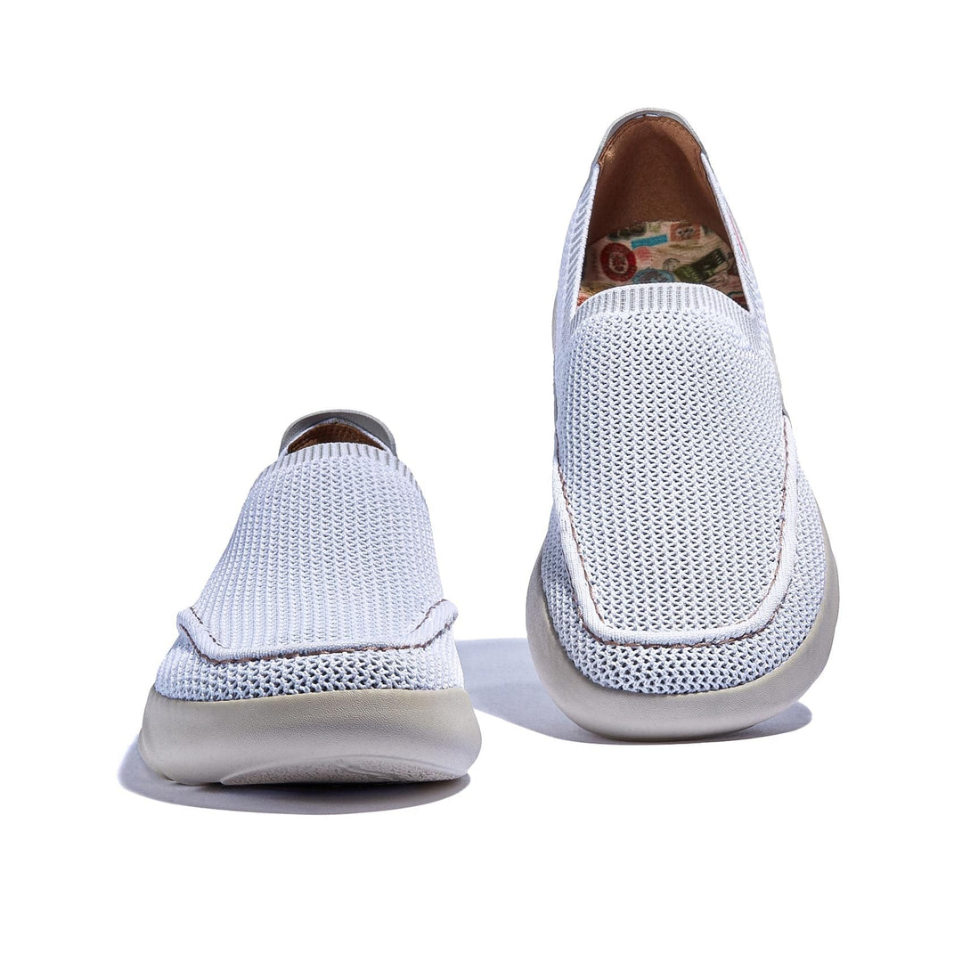 UIN Women Bright White Mojacar I Women Canvas loafers