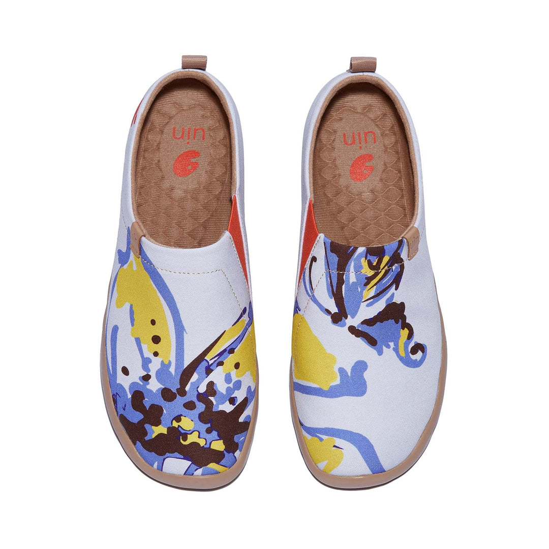 UIN Women Butterfly Haunting Toledo I Women Canvas loafers