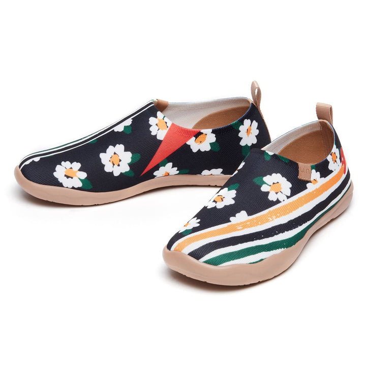 UIN Women Daisy Stripes Toledo I Women Canvas loafers