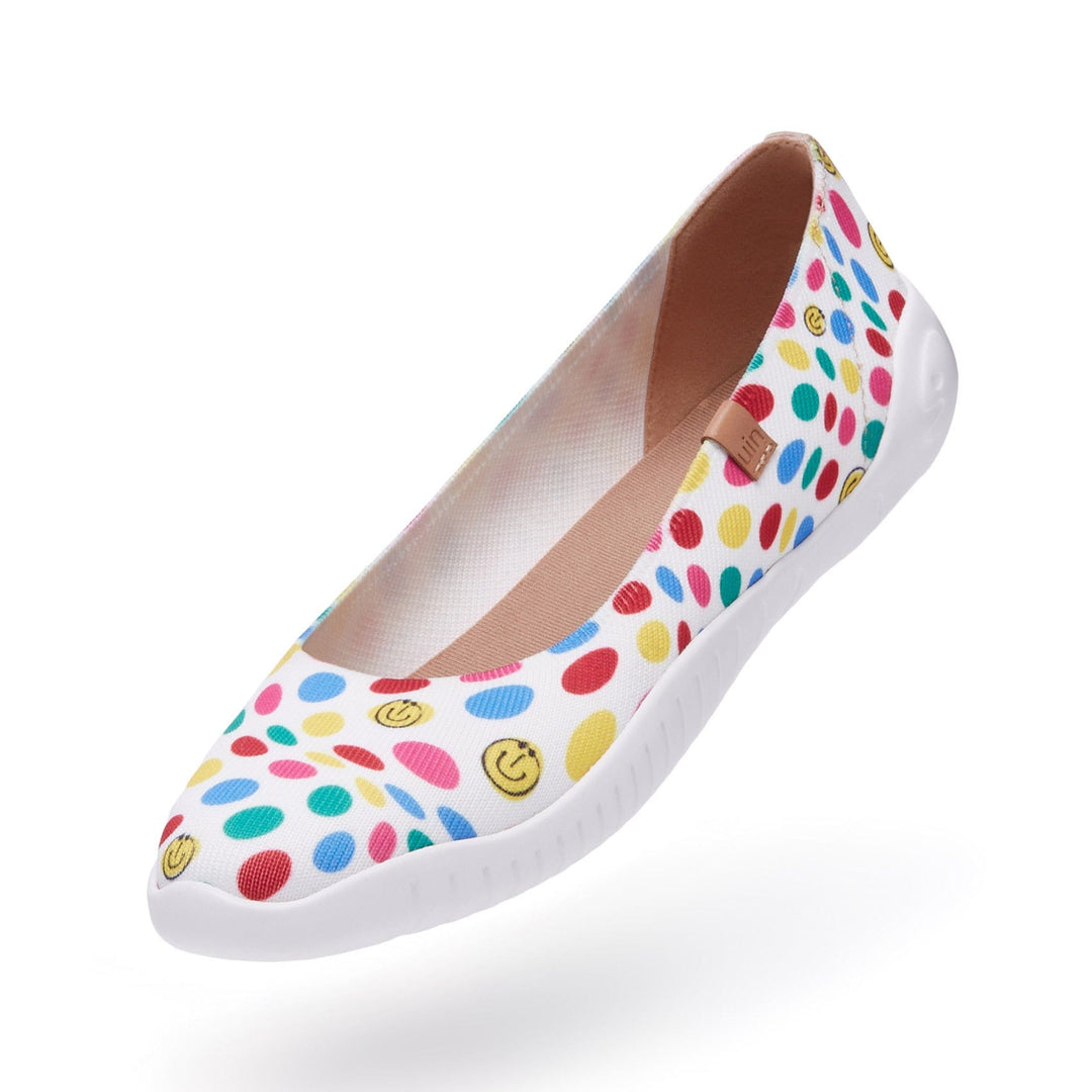 UIN Women Dotted Joy 3 Minorca III Women Canvas loafers