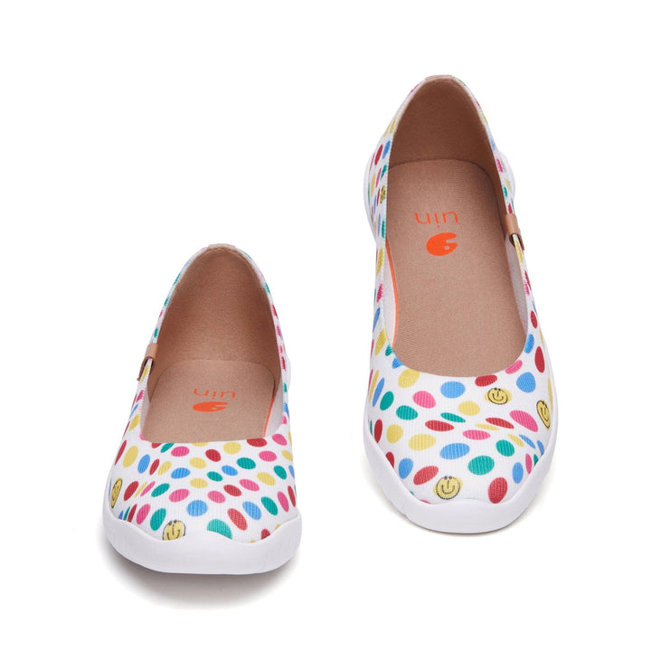 UIN Women Dotted Joy 3 Minorca III Women Canvas loafers