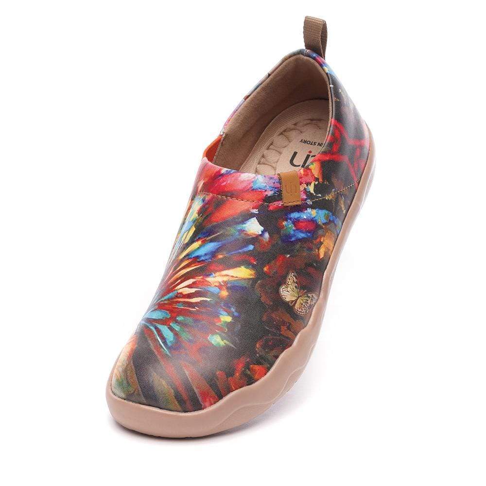 UIN Women Dreaming Butterfly Fairy Canvas loafers