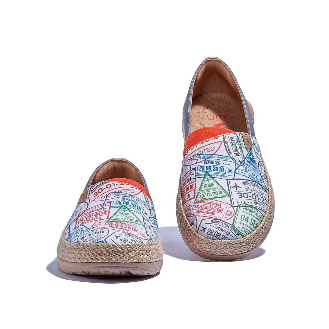 UIN Women Flight Diary Marbella I Women Canvas loafers