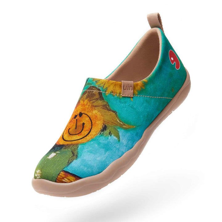 UIN Women Foral Smiley Toledo I Women Canvas loafers