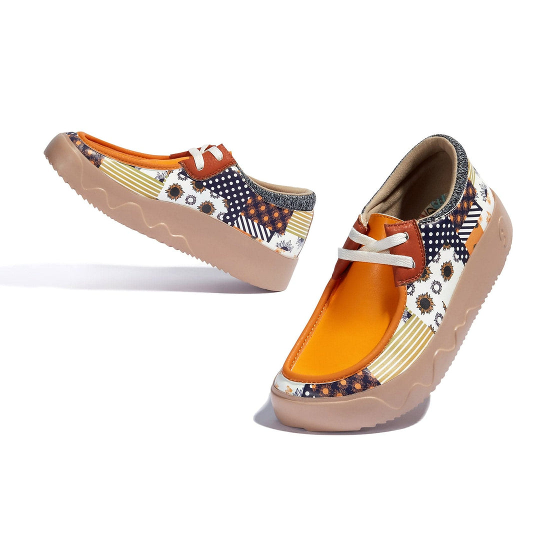 UIN Women Geometric Sunflower Fuerteventura VIII Women Canvas loafers