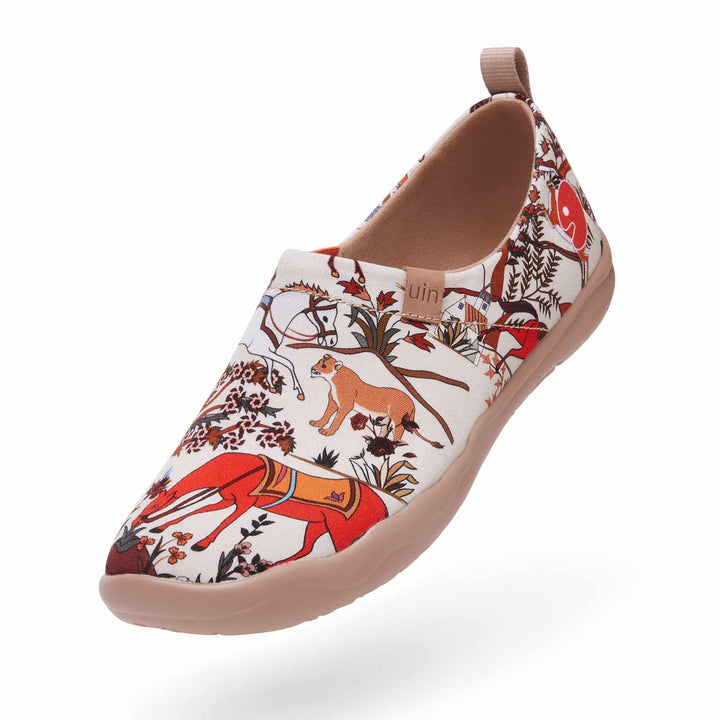 UIN Women Horses in Tang Dynasty Toledo I Women Canvas loafers