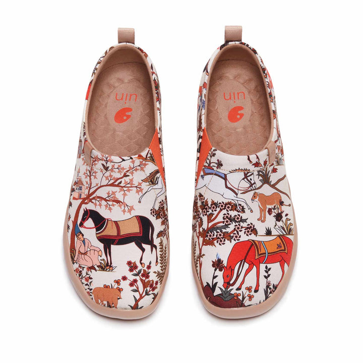 UIN Women Horses in Tang Dynasty Toledo I Women Canvas loafers