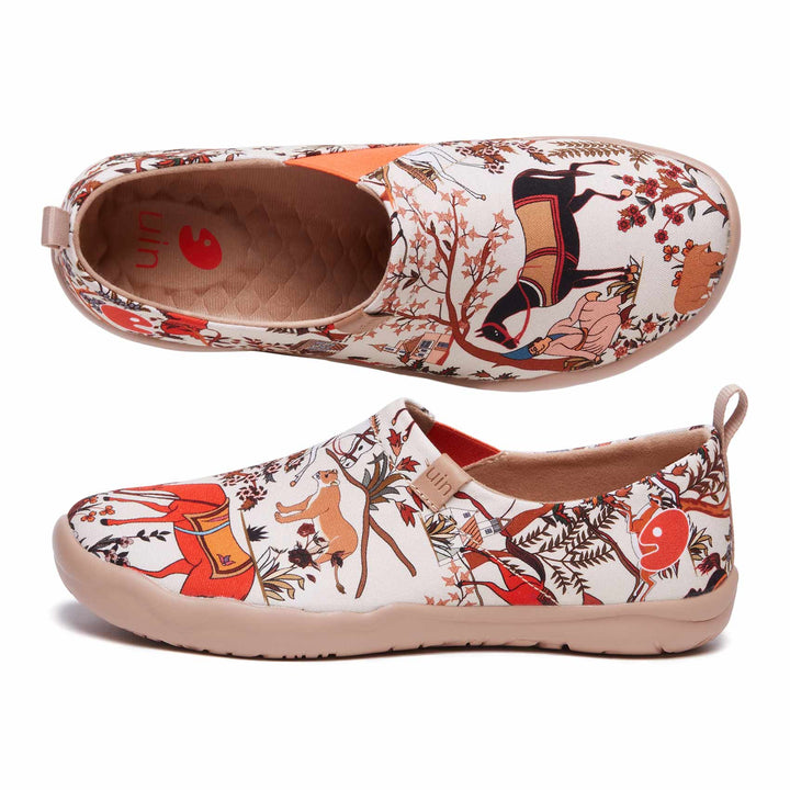 UIN Women Horses in Tang Dynasty Toledo I Women Canvas loafers