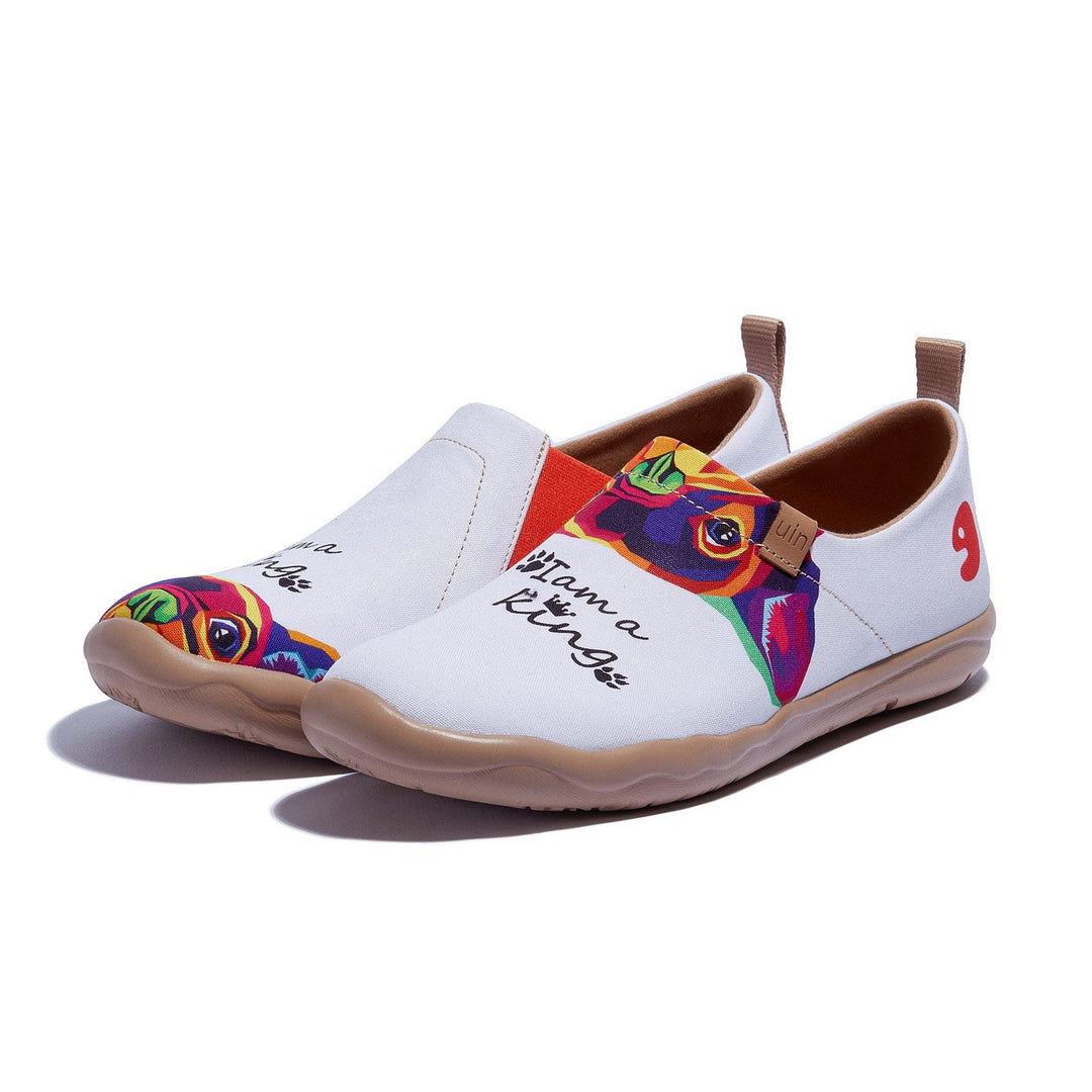 UIN Footwear Women I Am the King Toledo I Women Canvas loafers