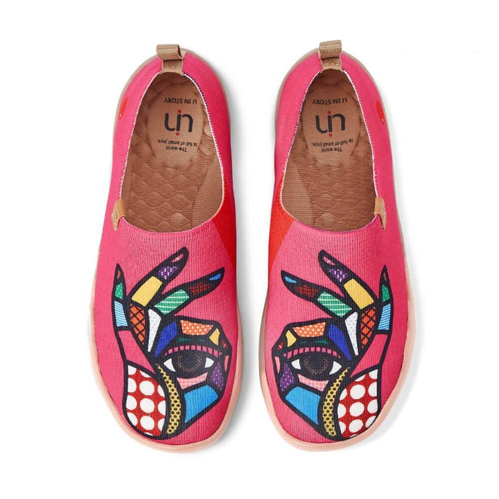 UIN Footwear Women I See You Canvas loafers