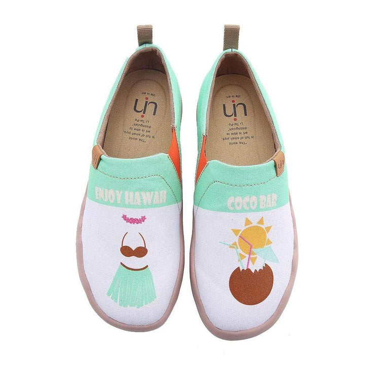 UIN Footwear Women Love Journey Canvas loafers