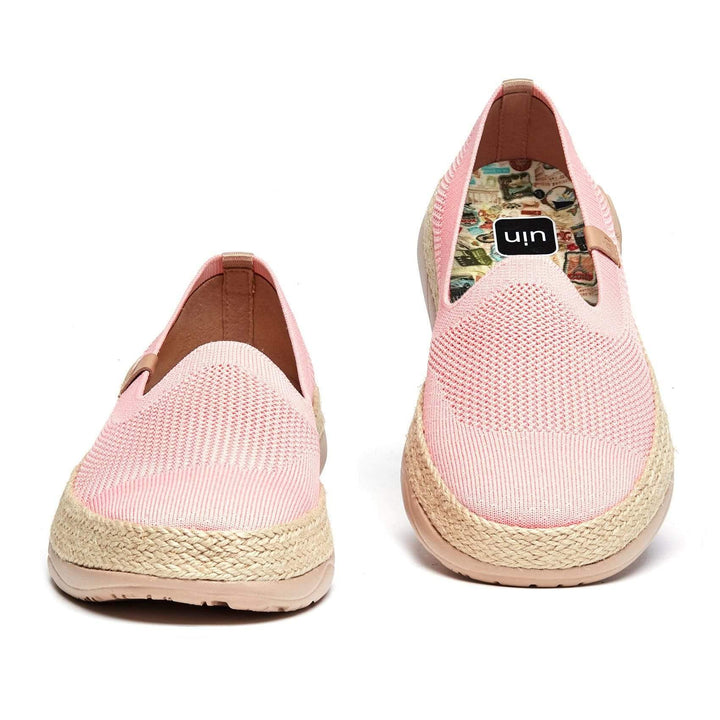 UIN Women Marbella II Pink Canvas loafers