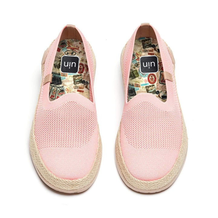 UIN Women Marbella II Pink Canvas loafers