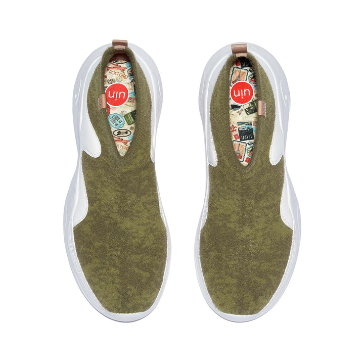 UIN Women Moss Green Palma II Women Canvas loafers