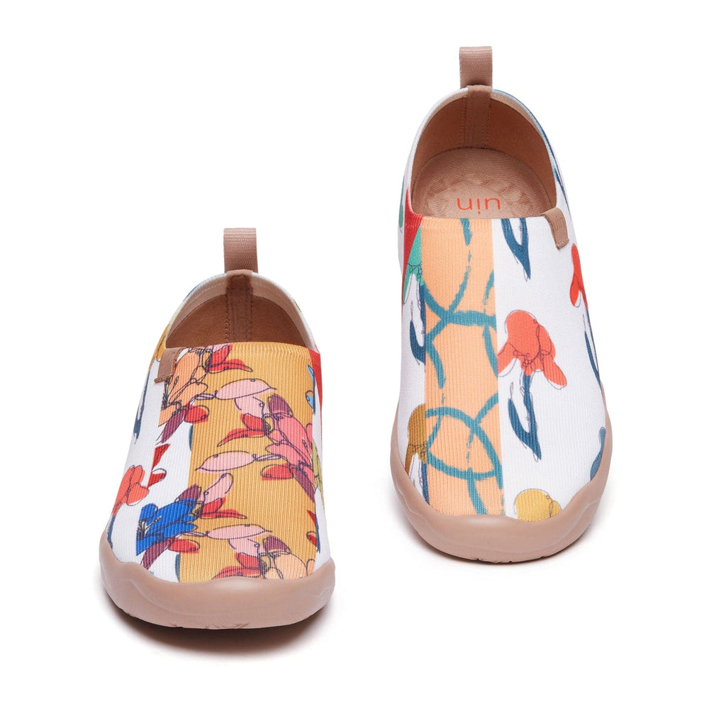 UIN Women Painted Lily Toledo I Women Canvas loafers