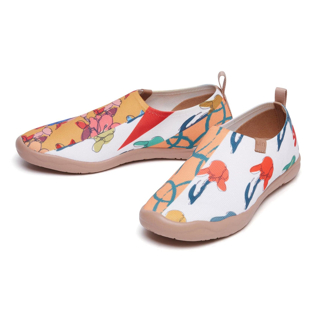 UIN Women Painted Lily Toledo I Women Canvas loafers