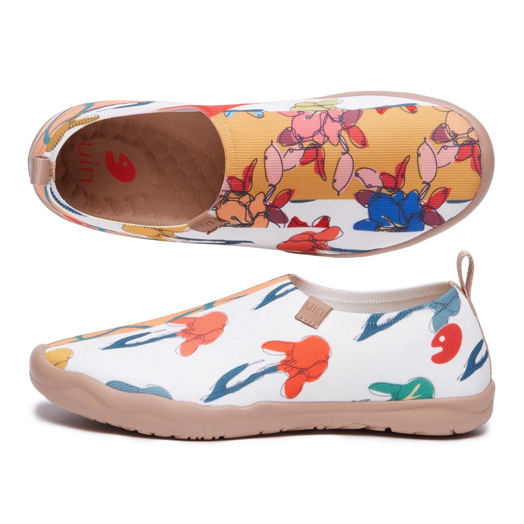 UIN Women Painted Lily Toledo I Women Canvas loafers