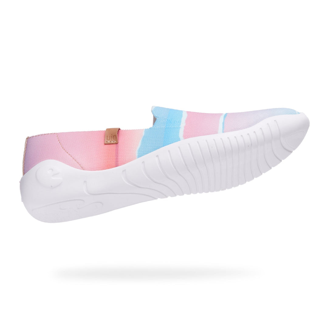 UIN Women Pink Wave Minorca II Women Canvas loafers