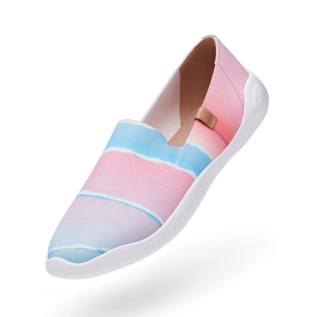 UIN Women Pink Wave Minorca II Women Canvas loafers