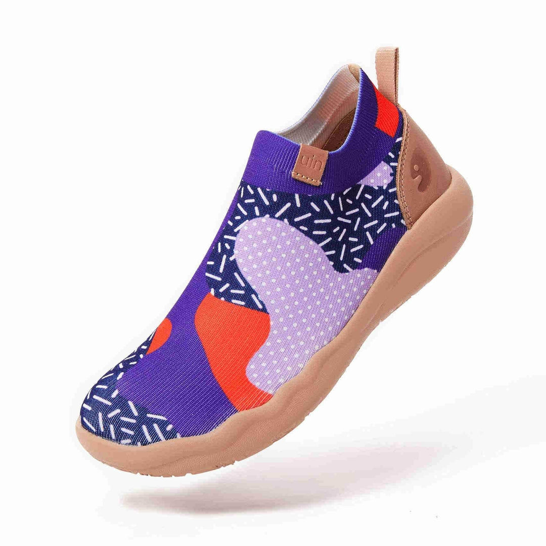 UIN Women (Pre-sale) Endless Purple Pursuit Canvas loafers