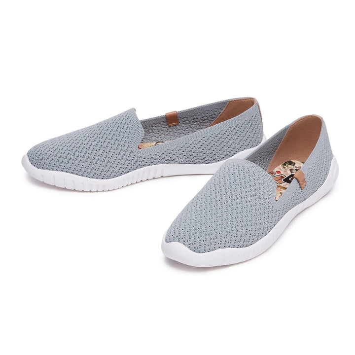 UIN Women Rhino Grey Minorca II Women Canvas loafers