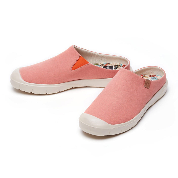 UIN Women Rosy Pink Cadiz III Women Canvas loafers