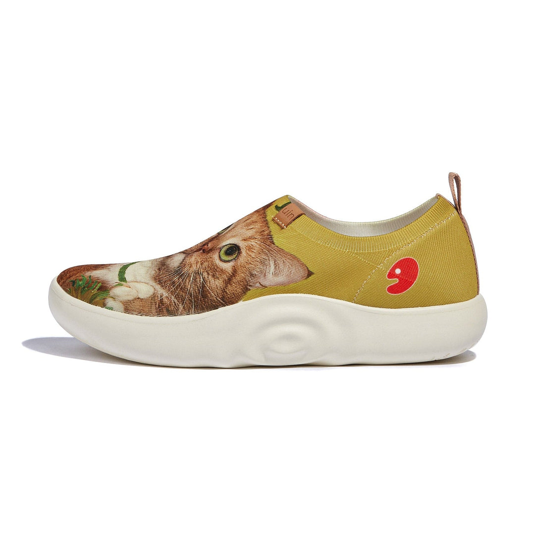 UIN Women Sunflowers and Cat 3 Toledo X Women Canvas loafers