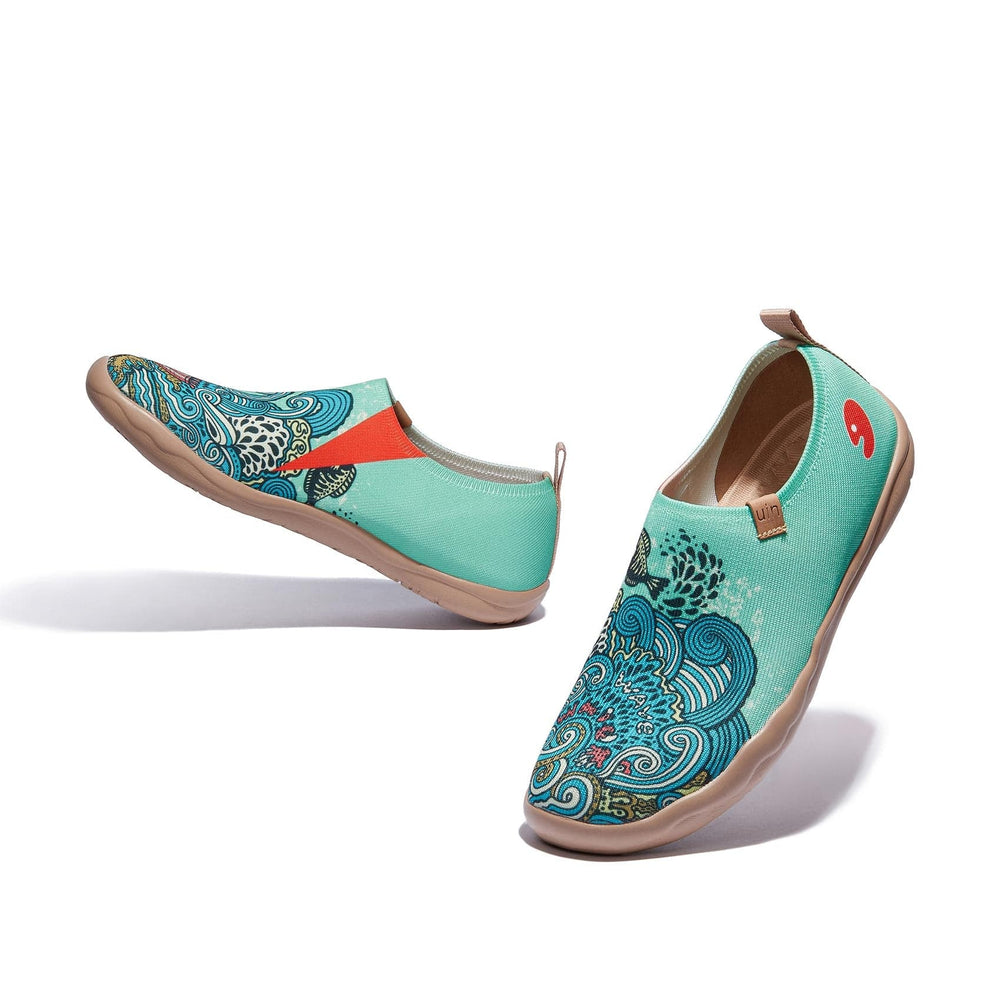 UIN Women Surfing the Waves Toledo I Women Canvas loafers