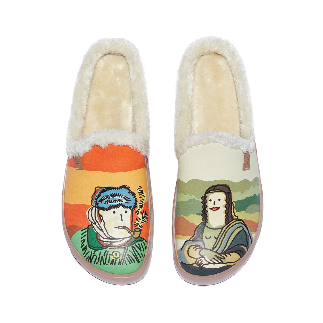 UIN Women Van Gogh and Mona Lisa 2 Fuerteventura VII Women Canvas loafers