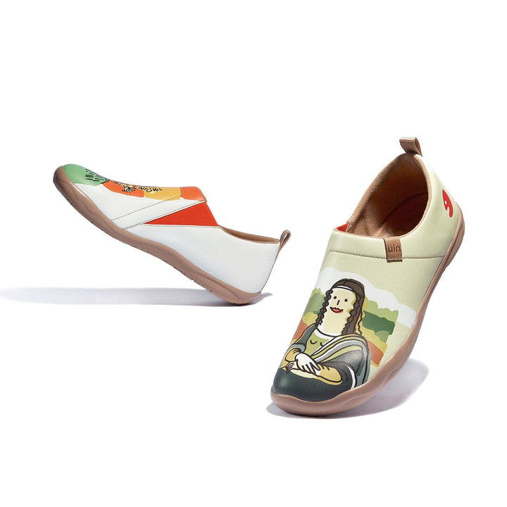 UIN Women Van Gogh & Mona Lisa Toledo I Women Canvas loafers