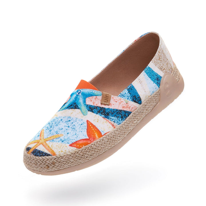 UIN Women Vivid Starfish Marbella I Women Canvas loafers