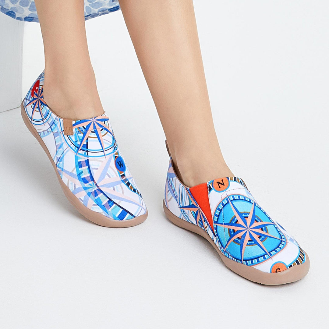 UIN Women Wind Rose Toledo I Women Canvas loafers