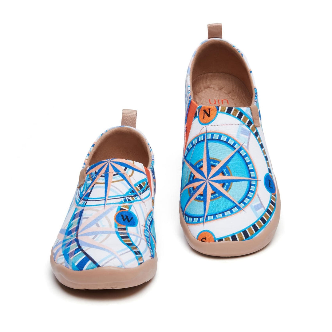 UIN Women Wind Rose Toledo I Women Canvas loafers